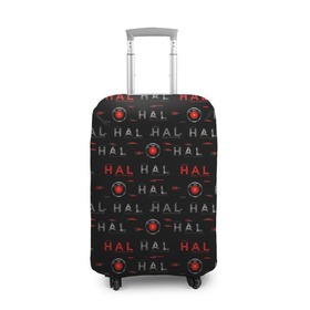 Чехол для чемодана 3D с принтом HAL 9000 в Белгороде, 86% полиэфир, 14% спандекс | двустороннее нанесение принта, прорези для ручек и колес | discovery one | eva pod | frank poole | hal 9000 | heywood floyd | space odyssey | stanley kubrick | vdgerir
