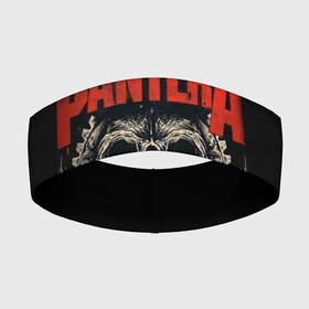 Повязка на голову 3D с принтом Pantera. в Белгороде,  |  | pantera | американская метал группа | грув метал | группа | музыка | пантера | рок | рок группа
