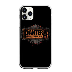 Чехол для iPhone 11 Pro Max матовый с принтом PANTERA в Белгороде, Силикон |  | 1980 | 1990 | 80 | 80 е | 90 | cowboys | hell | metal | music | pantera | panther | retro | rock | метал | музыка | пантера | ретро | рок