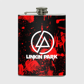 Фляга с принтом Linkin Park в Белгороде, металлический корпус | емкость 0,22 л, размер 125 х 94 мм. Виниловая наклейка запечатывается полностью | chester bennington | linkin park | rock | группа | линкин парк | логотип | музыка | рок | рок н ролл | честер беннингтон | эмблема