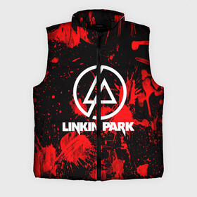 Мужской жилет утепленный 3D с принтом Linkin Park в Белгороде,  |  | chester bennington | linkin park | rock | группа | линкин парк | логотип | музыка | рок | рок н ролл | честер беннингтон | эмблема