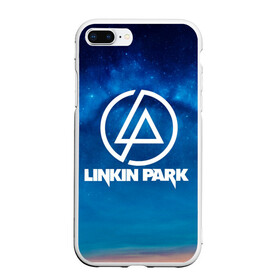 Чехол для iPhone 7Plus/8 Plus матовый с принтом Linkin Park в Белгороде, Силикон | Область печати: задняя сторона чехла, без боковых панелей | chester bennington | linkin park | rock | space | группа | космос | линкин парк | логотип | музыка | рок | рок н ролл | честер беннингтон | эмблема