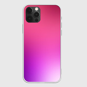 Чехол для iPhone 12 Pro с принтом Нежный цвет в Белгороде, силикон | область печати: задняя сторона чехла, без боковых панелей | красный | нежный цвет | плавный переход | фиолетовый