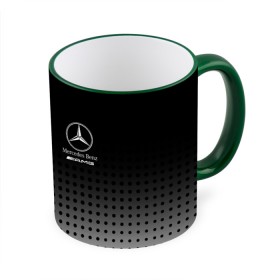 Кружка с принтом Mercedes-Benz в Белгороде, керамика | ёмкость 330 мл | amg | mercedes | mercedes значок | mercedes лого | mercedes марка | амг | бенц | лого автомобиля | логотип мерседес | мерин | мерс | мерседес | мерседес бенз | мерседес лого | мерседес эмблема
