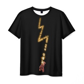 Мужская футболка 3D с принтом The Flash в Белгороде, 100% полиэфир | прямой крой, круглый вырез горловины, длина до линии бедер | Тематика изображения на принте: barry allen | the flash | vdzabma | барри аллен | флэш