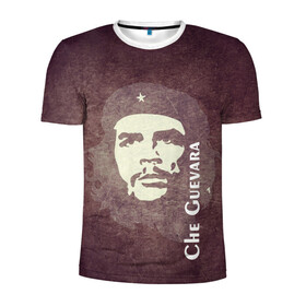 Мужская футболка 3D спортивная с принтом Че Гевара в Белгороде, 100% полиэстер с улучшенными характеристиками | приталенный силуэт, круглая горловина, широкие плечи, сужается к линии бедра | che guevara | исторические личности | революция | че гевара