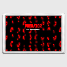 Магнит 45*70 с принтом PREDATOR: HUNTING GROUNDS. в Белгороде, Пластик | Размер: 78*52 мм; Размер печати: 70*45 | 90 е | predator | predator:hunting grounds | апгрейд | взгляд | воители | добыча | клыки | монстр | монстры | предатор | пришелец | против чужого | существо | фантастика | фэнтези | хищник