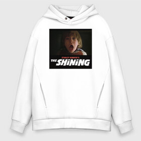 Мужское худи Oversize хлопок с принтом The Shining Danny Torrens в Белгороде, френч-терри — 70% хлопок, 30% полиэстер. Мягкий теплый начес внутри —100% хлопок | боковые карманы, эластичные манжеты и нижняя кромка, капюшон на магнитной кнопке | Тематика изображения на принте: the shining | vdosadir | дэнни торренс | сияние | стэнли кубрик