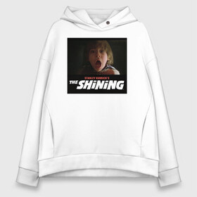 Женское худи Oversize хлопок с принтом The Shining Danny Torrens в Белгороде, френч-терри — 70% хлопок, 30% полиэстер. Мягкий теплый начес внутри —100% хлопок | боковые карманы, эластичные манжеты и нижняя кромка, капюшон на магнитной кнопке | Тематика изображения на принте: the shining | vdosadir | дэнни торренс | сияние | стэнли кубрик