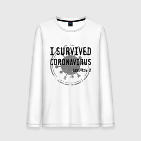 Мужской лонгслив хлопок с принтом I SURVIVED CORONAVIRUS в Белгороде, 100% хлопок |  | Тематика изображения на принте: coronavirus | covid | covid 19 | covid19 | epidemic | ncov | pandemic | quarantine | survived | вирус | карантин | корона | коронавирус | пандемия | пережил | пережила | пересидел | пересидела | эпидемия