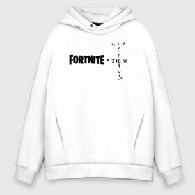 Мужское худи Oversize хлопок с принтом FORTNITE X TRAVIS SCOTT в Белгороде, френч-терри — 70% хлопок, 30% полиэстер. Мягкий теплый начес внутри —100% хлопок | боковые карманы, эластичные манжеты и нижняя кромка, капюшон на магнитной кнопке | Тематика изображения на принте: epic games | fortnite | fortnite 2 сезон | travis scott | трэвис скотт. | фортнайт | фортнайт скины