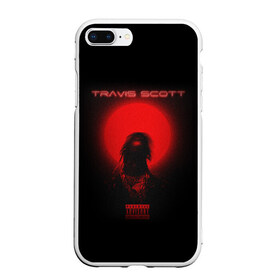 Чехол для iPhone 7Plus/8 Plus матовый с принтом TRAVIS SCOTT в Белгороде, Силикон | Область печати: задняя сторона чехла, без боковых панелей | Тематика изображения на принте: america | astroworld | cactus jack | rap | travis scott | usa | wish you were here | америка | зарубежный реп | кактус джек | реп | сша | трэвис скотт