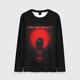 Мужской лонгслив 3D с принтом TRAVIS SCOTT в Белгороде, 100% полиэстер | длинные рукава, круглый вырез горловины, полуприлегающий силуэт | Тематика изображения на принте: america | astroworld | cactus jack | rap | travis scott | usa | wish you were here | америка | зарубежный реп | кактус джек | реп | сша | трэвис скотт