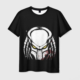 Мужская футболка 3D с принтом Predator в Белгороде, 100% полиэфир | прямой крой, круглый вырез горловины, длина до линии бедер | alien | arnold | dutch | grounds | horror | hunting | predator | schwarzenegger | арнольд | голландец | датч | инопланетянин | ужасы | хищник | чужой | шварценеггер