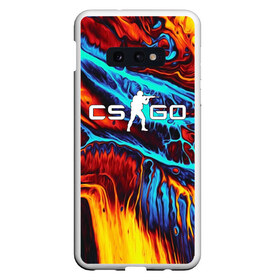 Чехол для Samsung S10E с принтом CS GO STRIPES FLAME КС ГО ПЛАМЯ в Белгороде, Силикон | Область печати: задняя сторона чехла, без боковых панелей | astralis | awp | counter strike | cs go | cs go global offensive | cs:go | faze clan | hyper beast | team liquid | астралис | кс го | тим ликвид | фейз клан | хайпер бист