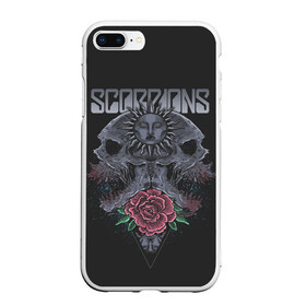 Чехол для iPhone 7Plus/8 Plus матовый с принтом Scorpions в Белгороде, Силикон | Область печати: задняя сторона чехла, без боковых панелей | klaus meine | live in munich | return to forever | rock music | scorpions | you like | клаус майне | маттиас ябс | рудольф шенкер | скорпионз