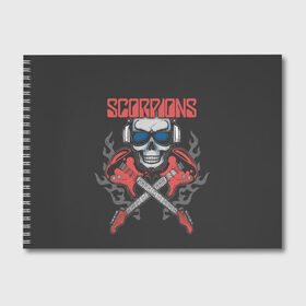 Альбом для рисования с принтом Scorpions в Белгороде, 100% бумага
 | матовая бумага, плотность 200 мг. | Тематика изображения на принте: klaus meine | live in munich | return to forever | rock music | scorpions | you like | клаус майне | маттиас ябс | рудольф шенкер | скорпионз