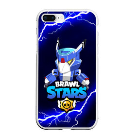 Чехол для iPhone 7Plus/8 Plus матовый с принтом BRAWL STARS MECHA CROW в Белгороде, Силикон | Область печати: задняя сторона чехла, без боковых панелей | 8 бит | bibi | brawl stars | crow | leon | leon shark | max | mecha crow | mr.p | phoenix | sally leon | shark | sprout | stars | virus | werewolf | акула | биби | вирус | ворон | леон | оборотень | пингвин