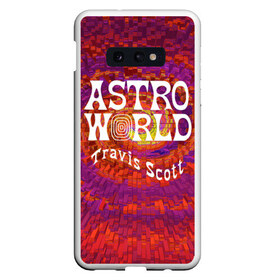 Чехол для Samsung S10E с принтом ASTROWORLD в Белгороде, Силикон | Область печати: задняя сторона чехла, без боковых панелей | 21 savage | astroworld | hip hop | juice wrld | quavo | rap | the weeknd | travis scott | астроворд | астроворлд | джеймс блейк | дрейк | кид кади | реп | рэп | стиви уандер | тревис скот | фрэнк оушен