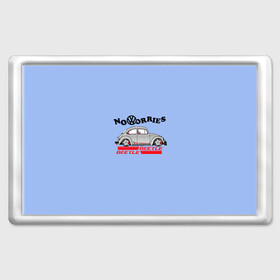 Магнит 45*70 с принтом Volkswagen Beetle в Белгороде, Пластик | Размер: 78*52 мм; Размер печати: 70*45 | volkswagen beetle | авто | битл | гонки | жук | машина | фольц | фольцваген