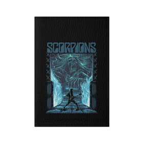 Обложка для паспорта матовая кожа с принтом Scorpions в Белгороде, натуральная матовая кожа | размер 19,3 х 13,7 см; прозрачные пластиковые крепления | Тематика изображения на принте: klaus meine | live in munich | return to forever | rock music | scorpions | you like | клаус майне | маттиас ябс | рудольф шенкер | скорпионз