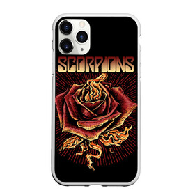 Чехол для iPhone 11 Pro матовый с принтом Scorpions в Белгороде, Силикон |  | Тематика изображения на принте: klaus meine | live in munich | return to forever | rock music | scorpions | you like | клаус майне | маттиас ябс | рудольф шенкер | скорпионз