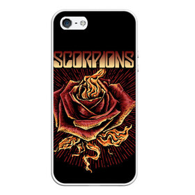 Чехол для iPhone 5/5S матовый с принтом Scorpions в Белгороде, Силикон | Область печати: задняя сторона чехла, без боковых панелей | klaus meine | live in munich | return to forever | rock music | scorpions | you like | клаус майне | маттиас ябс | рудольф шенкер | скорпионз