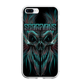 Чехол для iPhone 7Plus/8 Plus матовый с принтом Scorpions в Белгороде, Силикон | Область печати: задняя сторона чехла, без боковых панелей | klaus meine | live in munich | return to forever | rock music | scorpions | you like | клаус майне | маттиас ябс | рудольф шенкер | скорпионз