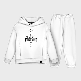 Детский костюм хлопок Oversize с принтом FORTNITE X TRAVIS SCOTT в Белгороде,  |  | astro | astronomical | astroworld | cactus | fort | fortnite | jack | nite | nomical | scott | travis | world | астро | астрономикал | джек | джэк | кактус | найт | номикал | скотт | трэвис | форт | фортнайт