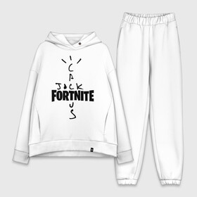 Женский костюм хлопок Oversize с принтом FORTNITE X TRAVIS SCOTT в Белгороде,  |  | astro | astronomical | astroworld | cactus | fort | fortnite | jack | nite | nomical | scott | travis | world | астро | астрономикал | джек | джэк | кактус | найт | номикал | скотт | трэвис | форт | фортнайт