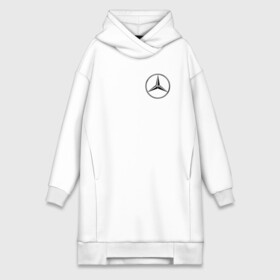 Платье-худи хлопок с принтом Mercedes logo в Белгороде,  |  | benz | logo | mercedes | mercedes benz