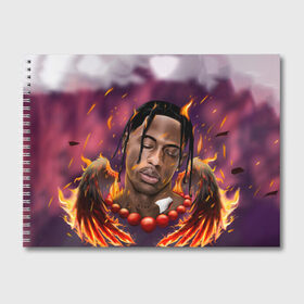 Альбом для рисования с принтом ASTRONOMICAL TRAVIS SCOTT в Белгороде, 100% бумага
 | матовая бумага, плотность 200 мг. | Тематика изображения на принте: astronomical | fortnite | travis scott | астрономикал | концерт | концерт в фортнайт | тревис скотт | трэвис скотт | фортнайт