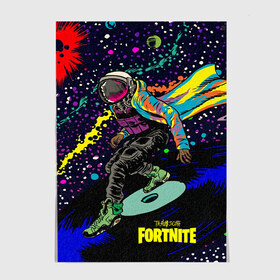 Постер с принтом TRAVIS SCOTT+FORTNITE в Белгороде, 100% бумага
 | бумага, плотность 150 мг. Матовая, но за счет высокого коэффициента гладкости имеет небольшой блеск и дает на свету блики, но в отличии от глянцевой бумаги не покрыта лаком | america | astro jack | astroworld | cactus jack | fortnite | fortnite 2 | fortnite х | rap | travis scott | usa | wish you were here | америка | астро джек | зарубежный реп | кактус джек | реп | сша | трэвис скотт | фортнайт | фортнайт 2