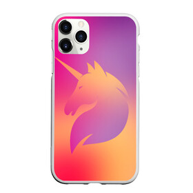 Чехол для iPhone 11 Pro Max матовый с принтом Unicorn gradient в Белгороде, Силикон |  | fairy | horse | unicorn | unikorn | градиент | единорог | конь | лошадь