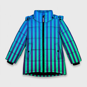 Зимняя куртка для девочек 3D с принтом Пикси полосы в Белгороде, ткань верха — 100% полиэстер; подклад — 100% полиэстер, утеплитель — 100% полиэстер. | длина ниже бедра, удлиненная спинка, воротник стойка и отстегивающийся капюшон. Есть боковые карманы с листочкой на кнопках, утяжки по низу изделия и внутренний карман на молнии. 

Предусмотрены светоотражающий принт на спинке, радужный светоотражающий элемент на пуллере молнии и на резинке для утяжки. | Тематика изображения на принте: pattern | textures | абстракция | волны | геометрия | градиент | графика | карбон | коллаж | кубизм | линия | палитра | паттерны | пиксели | пикси | полосатая | полоска | полосы | радуга | радужная | текстуры