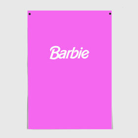 Постер с принтом Barbie в Белгороде, 100% бумага
 | бумага, плотность 150 мг. Матовая, но за счет высокого коэффициента гладкости имеет небольшой блеск и дает на свету блики, но в отличии от глянцевой бумаги не покрыта лаком | barbie | барби | кукла | кукла барби
