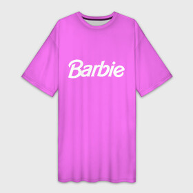 Платье-футболка 3D с принтом Barbie в Белгороде,  |  | Тематика изображения на принте: barbie | барби | кукла | кукла барби