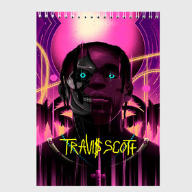 Скетчбук с принтом TRAVIS SCOTT+FORTNITE в Белгороде, 100% бумага
 | 48 листов, плотность листов — 100 г/м2, плотность картонной обложки — 250 г/м2. Листы скреплены сверху удобной пружинной спиралью | america | astro jack | astroworld | cactus jack | fortnite | fortnite 2 | fortnite х | rap | travis scott | usa | wish you were here | америка | астро джек | зарубежный реп | кактус джек | реп | сша | трэвис скотт | фортнайт | фортнайт 2