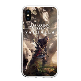 Чехол для iPhone XS Max матовый с принтом Assassin’s Creed Valhalla в Белгороде, Силикон | Область печати: задняя сторона чехла, без боковых панелей | action | creed | eivor | rpg | ubisoft | valhalla | viking | vikings | англия | ассасин | ассасина | вальгалла | викинг | викинги | кредо | эйвор