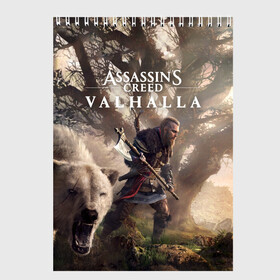 Скетчбук с принтом Assassin’s Creed Valhalla в Белгороде, 100% бумага
 | 48 листов, плотность листов — 100 г/м2, плотность картонной обложки — 250 г/м2. Листы скреплены сверху удобной пружинной спиралью | action | creed | eivor | rpg | ubisoft | valhalla | viking | vikings | англия | ассасин | ассасина | вальгалла | викинг | викинги | кредо | эйвор