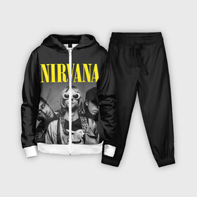 Детский костюм 3D с принтом NIRVANA в Белгороде,  |  | nirvana | nirvana smells | nirvana smells like | teen spirit | курт кобейн | нирвана | нирвана песни.