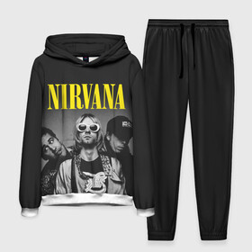 Мужской костюм 3D (с толстовкой) с принтом NIRVANA в Белгороде,  |  | nirvana | nirvana smells | nirvana smells like | teen spirit | курт кобейн | нирвана | нирвана песни.