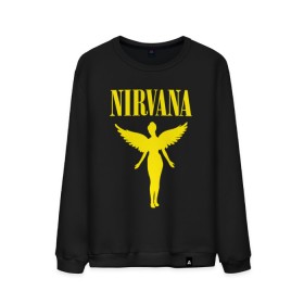 Мужской свитшот хлопок с принтом NIRVANA в Белгороде, 100% хлопок |  | nirvana | nirvana smells | nirvana smells like | teen spirit | курт кобейн | нирвана | нирвана песни.