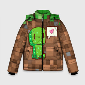 Зимняя куртка для мальчиков 3D с принтом Minecraft Creeper в Белгороде, ткань верха — 100% полиэстер; подклад — 100% полиэстер, утеплитель — 100% полиэстер | длина ниже бедра, удлиненная спинка, воротник стойка и отстегивающийся капюшон. Есть боковые карманы с листочкой на кнопках, утяжки по низу изделия и внутренний карман на молнии. 

Предусмотрены светоотражающий принт на спинке, радужный светоотражающий элемент на пуллере молнии и на резинке для утяжки | creeper | game minecraft | minecraft | minecraft крипер | minecraft сreeper | игра майнкрафт | кавайный крипер | крипер | крипер с сердечком | милый крипер | няшный крипер | сreeper