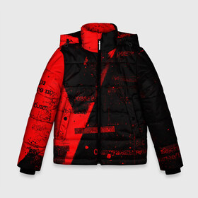 Зимняя куртка для мальчиков 3D с принтом Grunge art red в Белгороде, ткань верха — 100% полиэстер; подклад — 100% полиэстер, утеплитель — 100% полиэстер | длина ниже бедра, удлиненная спинка, воротник стойка и отстегивающийся капюшон. Есть боковые карманы с листочкой на кнопках, утяжки по низу изделия и внутренний карман на молнии. 

Предусмотрены светоотражающий принт на спинке, радужный светоотражающий элемент на пуллере молнии и на резинке для утяжки | Тематика изображения на принте: art | grunge | red | арт | буквы | гранж | красный | надпись | символы | слова | сообщение | текст | фраза | фразы