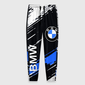 Мужские брюки 3D с принтом BMW в Белгороде, 100% полиэстер | манжеты по низу, эластичный пояс регулируется шнурком, по бокам два кармана без застежек, внутренняя часть кармана из мелкой сетки | Тематика изображения на принте: auto | bmw | bmw 3 | bmw 5. | bmw m5 | i8 | x5 | x6 | авто | бмв