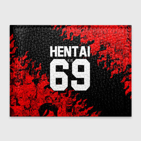 Обложка для студенческого билета с принтом HENTAI [02] в Белгороде, натуральная кожа | Размер: 11*8 см; Печать на всей внешней стороне | ahegao | anime | japan | manga | sempai | senpai | аниме | ахегао | лицо | манга | семпай | сенпай | япония