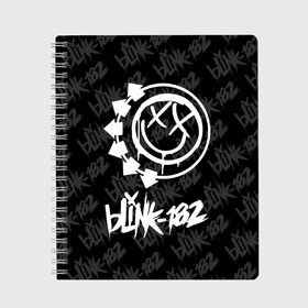Тетрадь с принтом Blink-182 (4) в Белгороде, 100% бумага | 48 листов, плотность листов — 60 г/м2, плотность картонной обложки — 250 г/м2. Листы скреплены сбоку удобной пружинной спиралью. Уголки страниц и обложки скругленные. Цвет линий — светло-серый
 | Тематика изображения на принте: blink | music | rock | блинк | музыка | рок