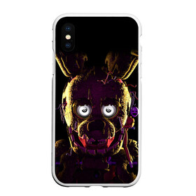 Чехол для iPhone XS Max матовый с принтом FNAF [2] в Белгороде, Силикон | Область печати: задняя сторона чехла, без боковых панелей | Тематика изображения на принте: bonnie | chika | five nights at freddys | foxy | freddy | game | horror | бони | пять ночей с фредди | фнаф | фокси | фредди | чика