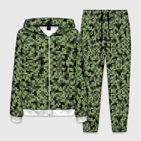 Мужской костюм 3D с принтом КАМУФЛЯЖ в Белгороде, 100% полиэстер | Манжеты и пояс оформлены тканевой резинкой, двухслойный капюшон со шнурком для регулировки, карманы спереди | camouflage | армия | военная форма | военный | вооружение | вооруженные силы | защита | защитный цвет | зеленый | камуфляж | маскировка | солдат | униформа | форма | хаки